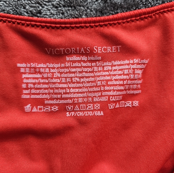 Victoria secret sexy push up red Brazilian bathing suite - Picture 5 of 8